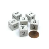 Dice>Speckled 15mm 6 Sided D6 Polyhedral Chessex Dice, 6 Pieces - Arctic Camo - Your Source for Gaming Essentials