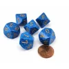Dice>Speckled 16mm D10 (0-9) Chessex Dice, 6 Pieces - Golden Water - Your Source for Gaming Essentials