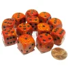 Dice>Speckled 16mm D6 Chessex Dice Block (12 Dice) - Fire - Your Source for Gaming Essentials
