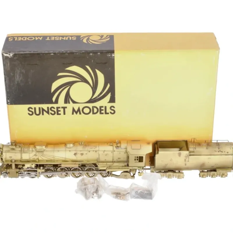 Sunset Models 9000 HO Scale BRASS UP 4-12-2 Steam Locomotive & Tender VG/Box - Your Source for Gaming Essentials* Clearance