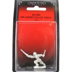 Tabletop Miniatures>Swashbuckler Thief #03-080 Classic Ral Partha Fantasy RPG Metal Figure - Your Source for Gaming Essentials