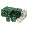 Dice>The Army Painter Wargaming Pack of 36 14mm D6 Dice: 30 Green with 6 White - Your Source for Gaming Essentials