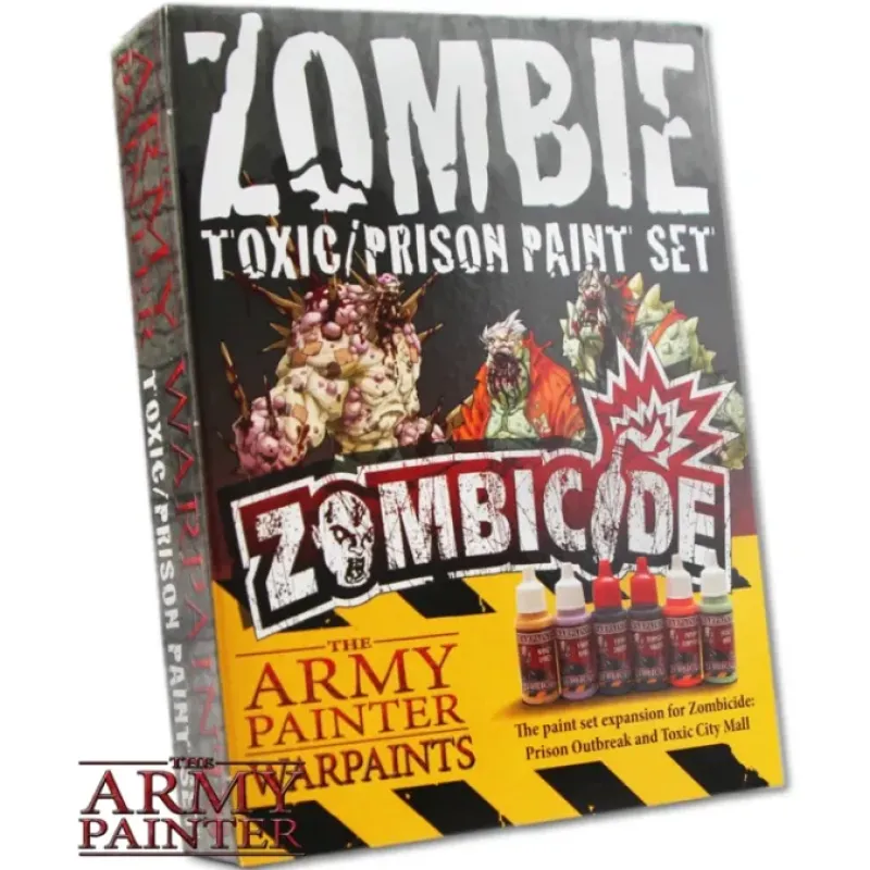 Tabletop Miniatures-The Army Painter Warpaints: Zombicide Toxic/Prison Paint Set - Your Source for Gaming Essentials