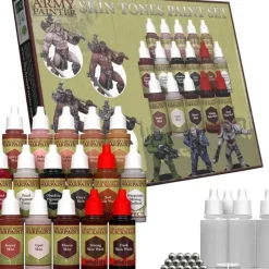 Tabletop Miniatures-The Army Painter Warpaints: Skin Tones Paint Set - Your Source for Gaming Essentials