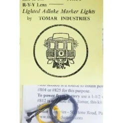 Tomar Industries O-809 O Scale R-Y-Y Lens Lighted Adlake Marker Lights - Your Source for Gaming Essentials* Hot
