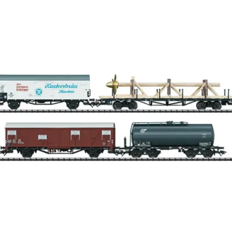 Trix 24022 HO German Federal Railroad DB & VTG 3-Car Freight Set - Your Source for Gaming Essentials* Sale