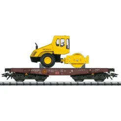 Trix 24118 HO Type Rlmmps 651 Heavy-Duty Flatcar with Bomag BW213 Load - Your Source for Gaming Essentials* Outlet