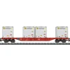 Trix 15531 N Minitrix Type Sgns Container Flatcar with 4 XS WoodTainer Load - Your Source for Gaming Essentials* Best