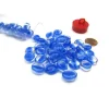 Board Games>Tube of 40 Glass Gaming Stones (12-15mm) - Dark Blue Catseye - Your Source for Gaming Essentials