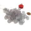 Board Games>Tube of 40 Glass Gaming Stones (12-15mm) - Crystal Lilac Frosted - Your Source for Gaming Essentials