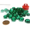 Board Games>Tube of 20 or More Glass Gaming Stones Board Game Pieces - Teal - Your Source for Gaming Essentials