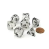 Dice-Unicorn Resin 16mm 7-Die Polyhedral Dice Set - Unicorn Ice - Your Source for Gaming Essentials