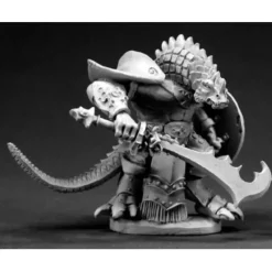 Tabletop Miniatures-Unpainted Kar'Drakir Reptus Dragonman Warrior 03316 Dark Heaven - Your Source for Gaming Essentials