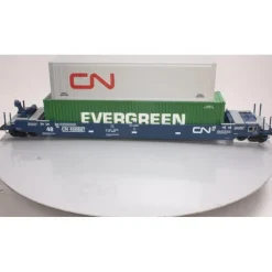 USA Trains 17126 CN Gunderson Husky Stack with 2 Containers - Metal Wheels - Your Source for Gaming Essentials* Clearance