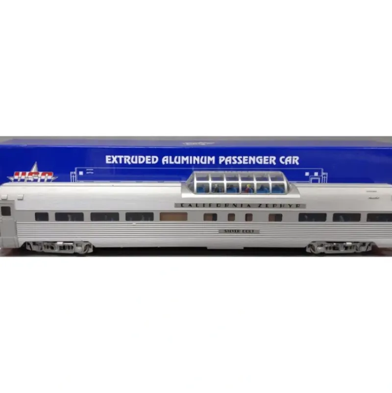 USA Trains 31016 G "California Zephyr" Corrugated Aluminum Vista Dome Lighted #1 - Your Source for Gaming Essentials* Hot