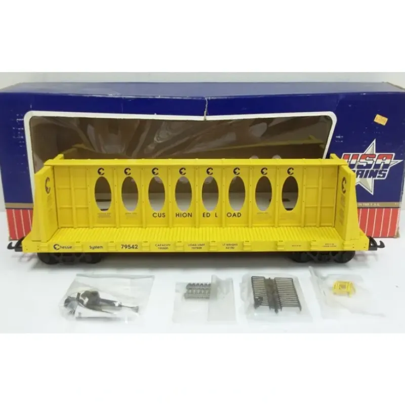 USA Trains 17411 G Chessie Centerbeam Flatcar Yellow - Your Source for Gaming Essentials* Sale