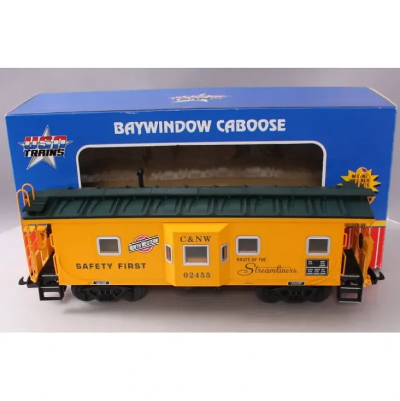 USA Trains 12055 G Chicago & Northwestern Bay Window Caboose #02455 - Your Source for Gaming Essentials* Hot