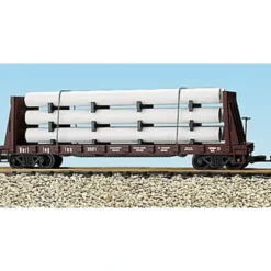 USA Trains 17607 G Chicago, Burlington & Quincy Pipe Load Flatcar Brown - Your Source for Gaming Essentials* Discount