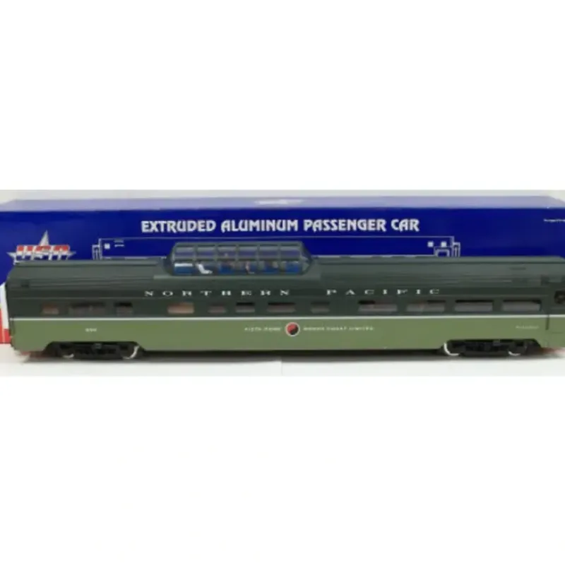 USA Trains 31086 G Northern Pacific Aluminum "North Coast Limited" Vista Dome - Your Source for Gaming Essentials* Clearance