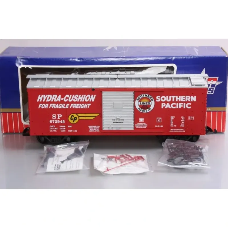 USA Trains 19035 G Southern Pacific "Hydra Cushion" Boxcar #672945 - Your Source for Gaming Essentials* New