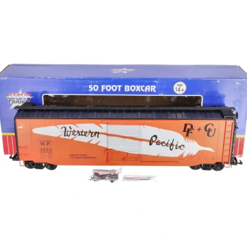 USA Trains 19321A G Western Pacific 50' Steel Boxcar - Your Source for Gaming Essentials* Online