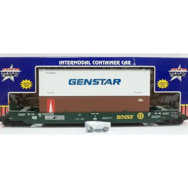 USA Trains R17123 G Scale BNSF Gunderson Husky Stack Car w/ Containers#12030 - Your Source for Gaming Essentials* Sale