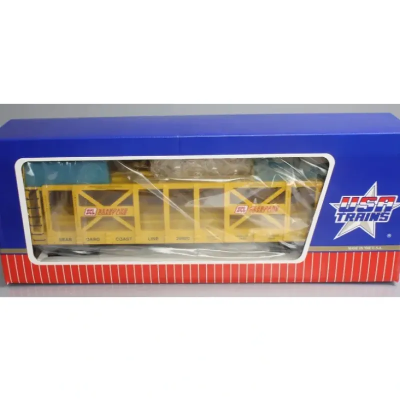 USA Trains R17222 G Seaboard Coast Line Double-Deck Auto Rack Yellow - Your Source for Gaming Essentials*
