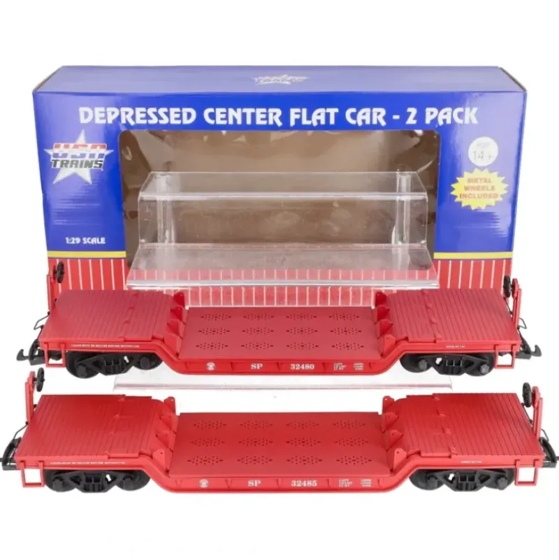 USA Trains R17337-2 G Southern Pacific Depressed Center Flat Car 2 Pack MT/Box - Your Source for Gaming Essentials* Outlet