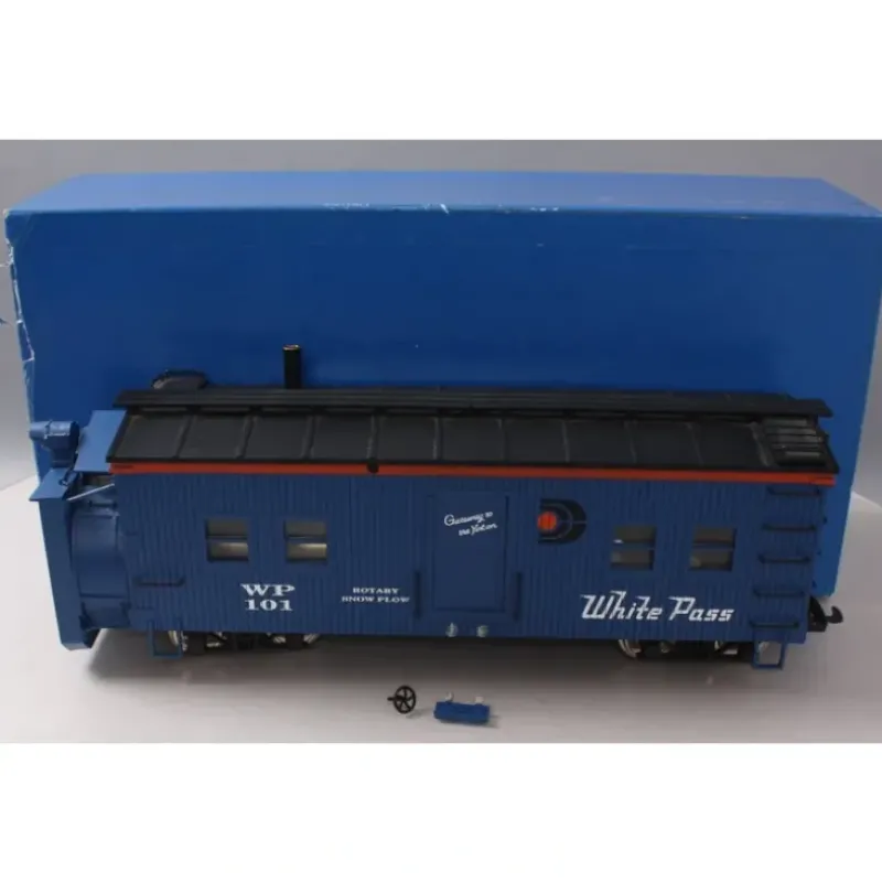 USA Trains R2102S G White Pass & Yukon Rotary Snow Plow with Sound #101 - Your Source for Gaming Essentials* Clearance