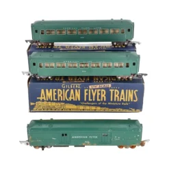 Vintage American Flyer 655 & 732 S Gauge Baggage and Passenger Cars [3] - Your Source for Gaming Essentials* New