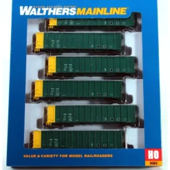 Walthers 910-65709 50' Coal Gondola 6-Pack - Ready to Run - Your Source for Gaming Essentials* Outlet