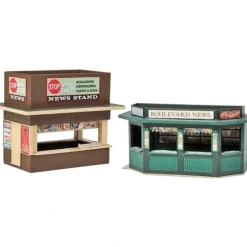 Walthers 933-3773 HO 2 City Sidewalk Newsstands Kit - Your Source for Gaming Essentials Sale