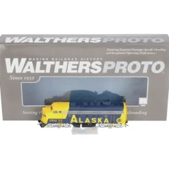 Walthers 920-47711 HO Alaska EMD F7A w/48" Dynamic Fan-Standard DC #1502 LN/Box - Your Source for Gaming Essentials* New