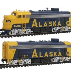 Walthers 920-47710 HO Alaska EMD F7 A-B Set with 920-48" Dynamic Fan #1500,1517 - Your Source for Gaming Essentials* New