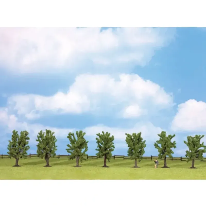 Walthers 949-1161 HO & N Deciduous Trees 3.12" SceneMaster (Pack of 7) - Your Source for Gaming Essentials Fashion