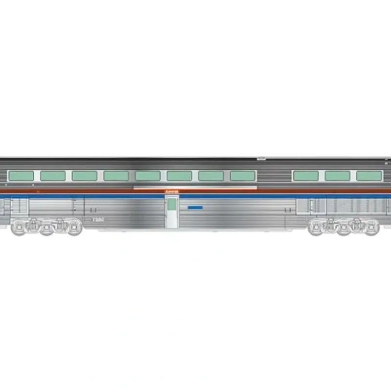 Walthers 920-13332 HO Amtrak 85' Budd Hi-Level Diner (Phase 2) - Your Source for Gaming Essentials* Online