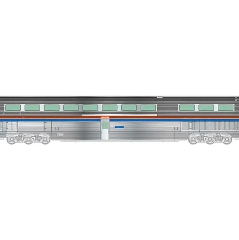 Walthers 920-14332 HO Amtrak 85' Budd Hi-Level Diner - Lighted (Phase II) - Your Source for Gaming Essentials* Outlet
