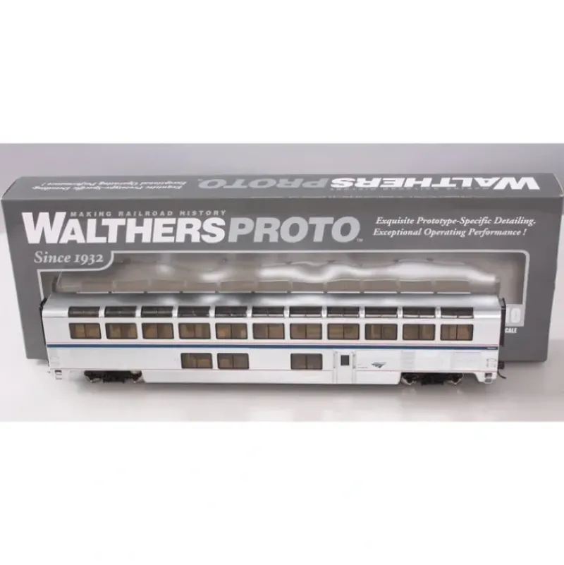 Walthers 920-11043 HO Amtrak 85' Pullman-Standard Superliner Lounge Phase IVb - Your Source for Gaming Essentials* Clearance