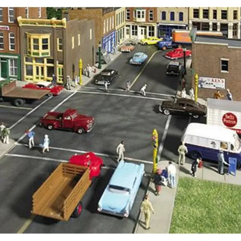 Walthers 933-3195 HO Asphalt Street System Straight Sections (Pack of 10) - Your Source for Gaming Essentials Flash Sale