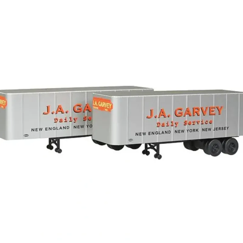 Walthers 949-2353 HO Assembled J.A. Garvey 32' Trailer (Pack of 2) - Your Source for Gaming Essentials Clearance