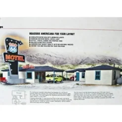Walthers 933-2822 HO Built-Ups Route 66 Motel - Your Source for Gaming Essentials Flash Sale