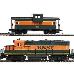 Walthers 931-707 HO Burlington Northern Santa Fe Loco Locomotive & Caboose RTR - Your Source for Gaming Essentials Store