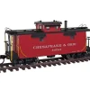 Walthers 920-103155 HO Chesapeake & Ohio 25' Wood Caboose - Ready to Run #90762 - Your Source for Gaming Essentials* Clearance