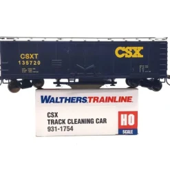 Walthers 931-1754 HO CSX 40' Plug-Door Track Cleaning Boxcar #135720 - RTR - Your Source for Gaming Essentials Outlet