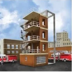 Walthers 933-3766 HO Fire Department Drill Tower Building Kit - Your Source for Gaming Essentials Best