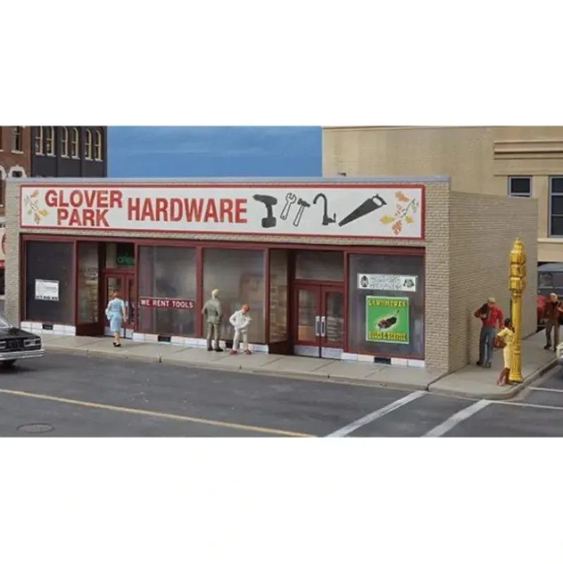 Walthers 933-3465 HO Glover Park Hardware Structure Kit - Your Source for Gaming Essentials Discount