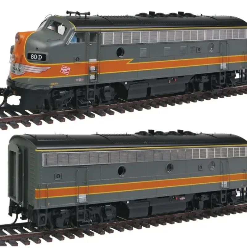 Walthers 920-41279 HO Milwaukee Road EMD F3AB Set #80D/80C - Your Source for Gaming Essentials* New