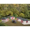 Walthers 933-3482 HO Motel Cabin 4-Pack Kit - Your Source for Gaming Essentials Fashion