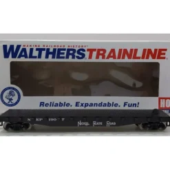 Walthers 931-1607 HO Nickel Plate Road Flatcar - Ready to Run #1907 - Your Source for Gaming Essentials* Best