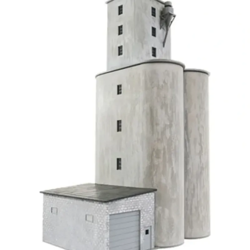 Walthers 933-4047 HO Prairie Co-Op Elevator Building Kit - Your Source for Gaming Essentials Best Sale